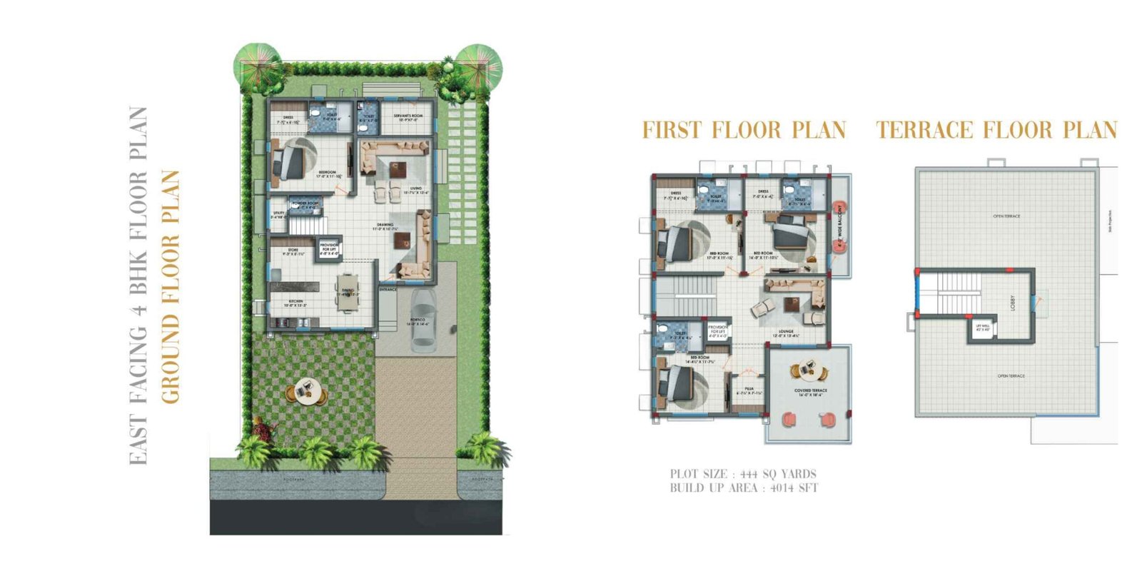 advaith  east facing – 4 bhk